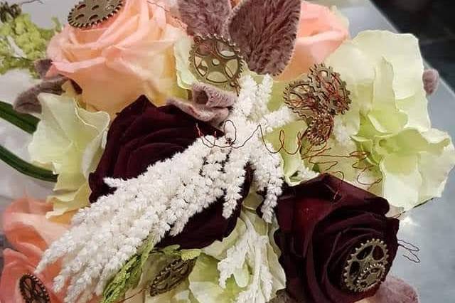 Bouquet de mariée en éternel