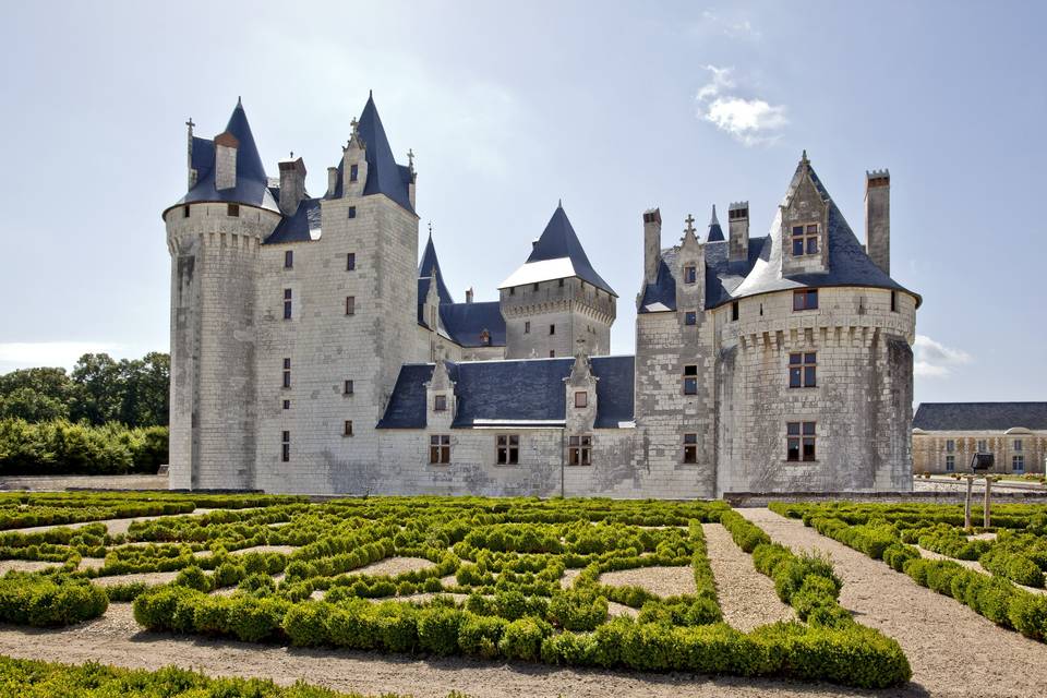 Château vu des jardins