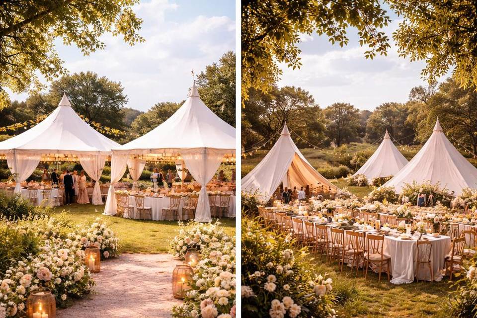 Mariage sous tente Montpellier