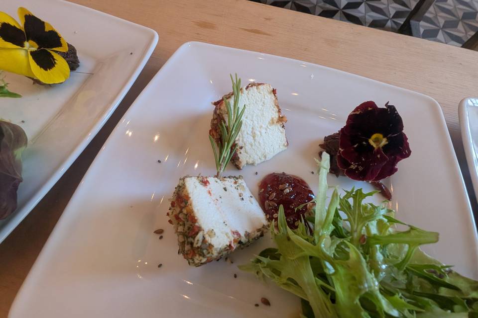 Fromage frais confiture maison