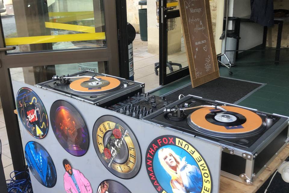Bar à vinyles