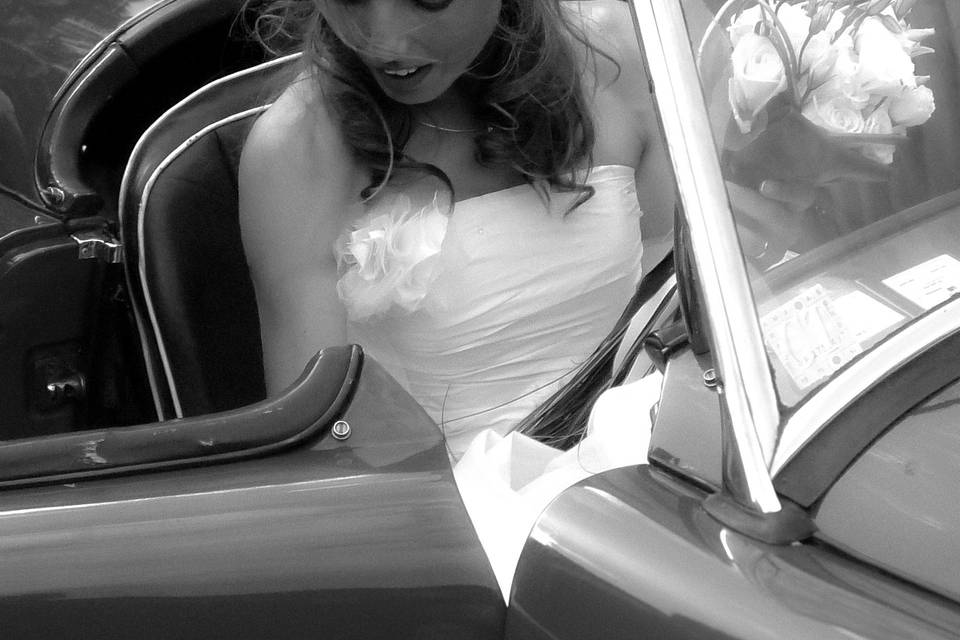 La mariée en voiture