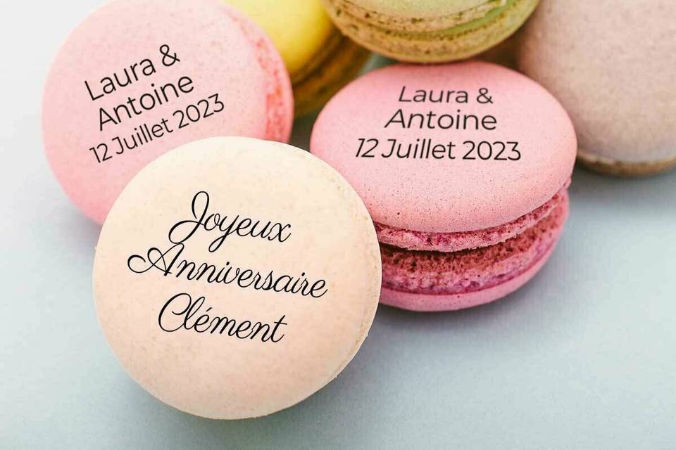 Macarons personnalisés