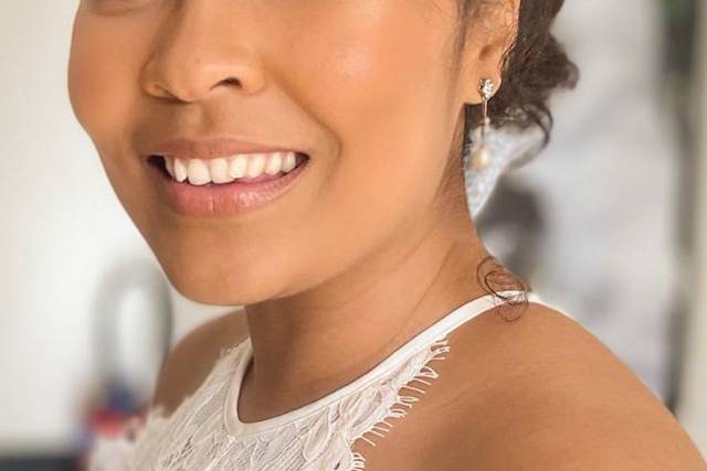 Maquillage mariée lumineux