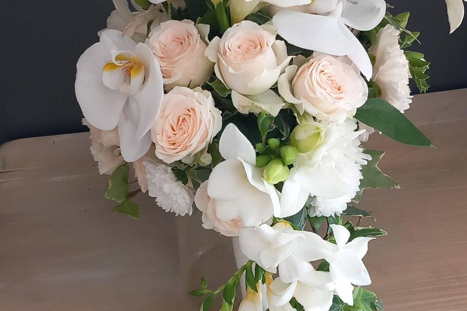 Bouquet de mariée romantique