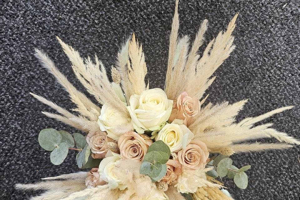 Bouquet de mariée stabilisées