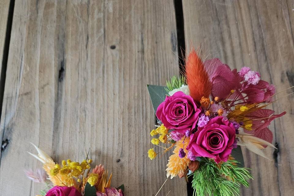 Peigne + boutonnière stabilisé