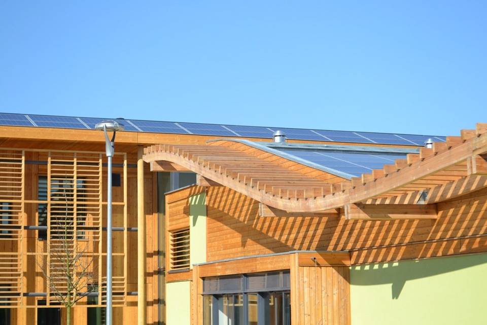 Bâtiment bois eco conçu