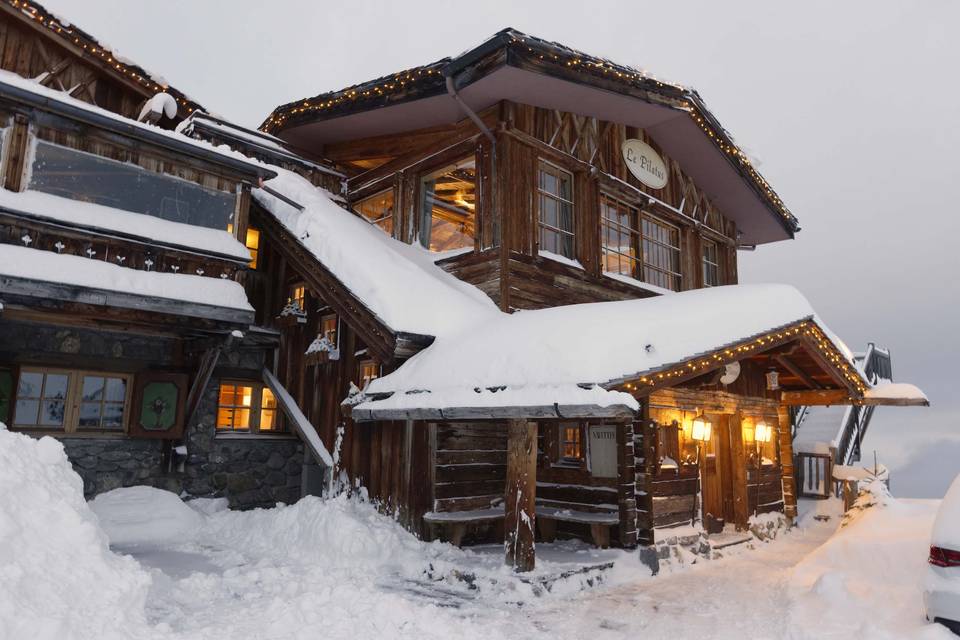 Chalet en hiver