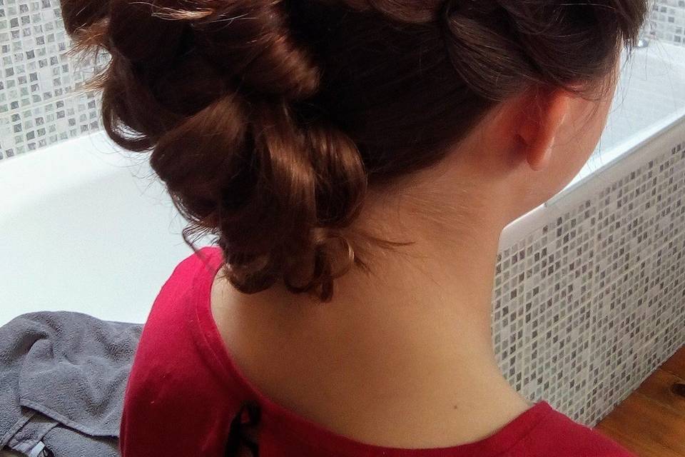 Chignon pour cheveuc long