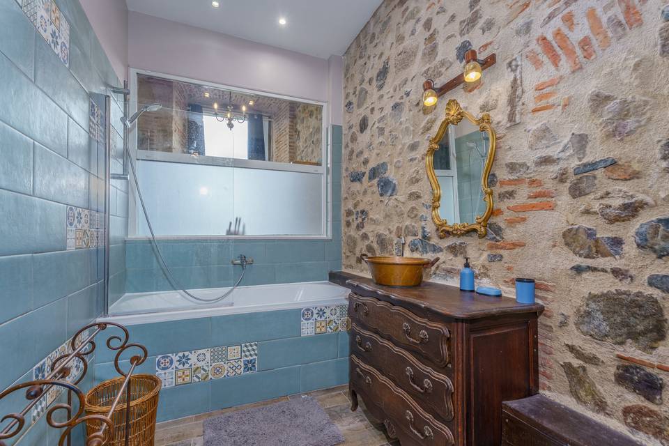 Salle de bain gîte