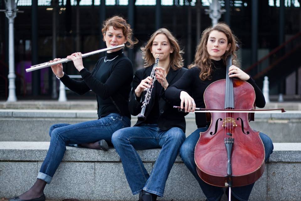 Avant un concert à Paris