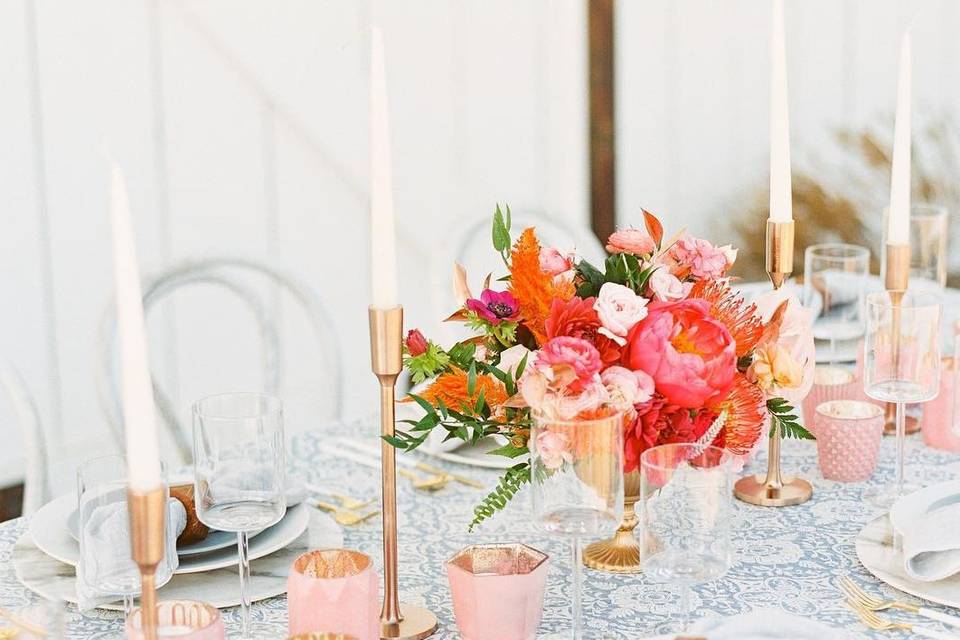 Table Boho Pink