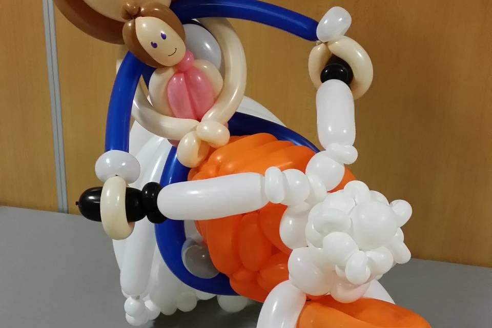 Sculpture couple et bébé