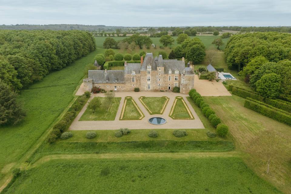 Vue drône