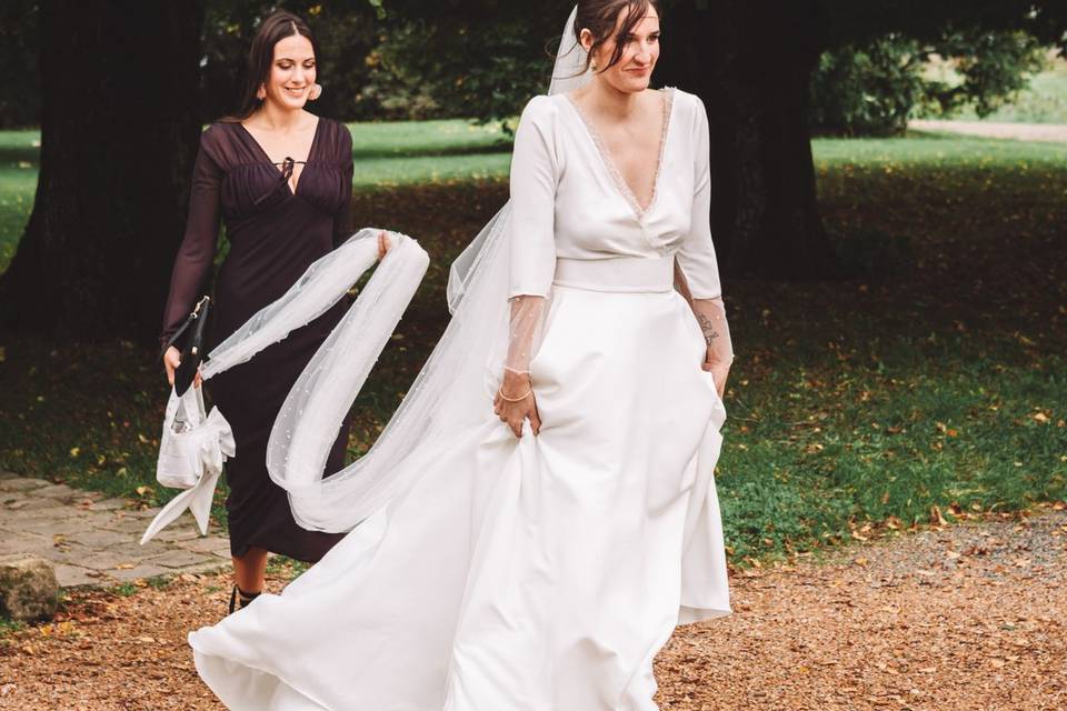 Robe sur-mesure pour Louise