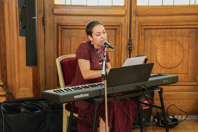 Piano voix pendant la cérémoni