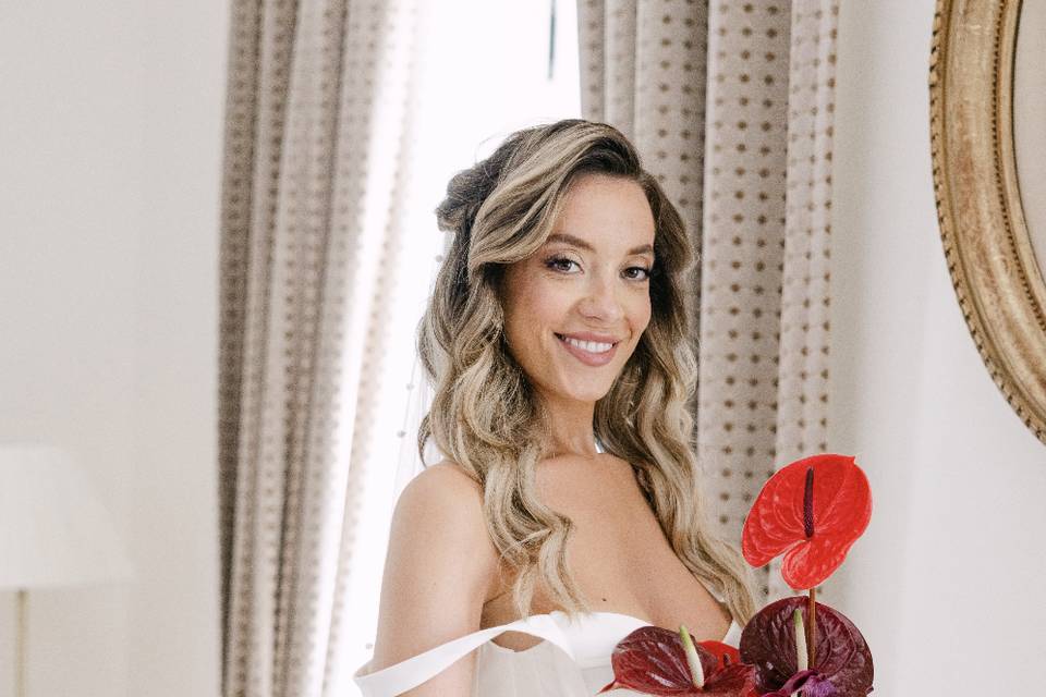 Maquillage mariée élégant