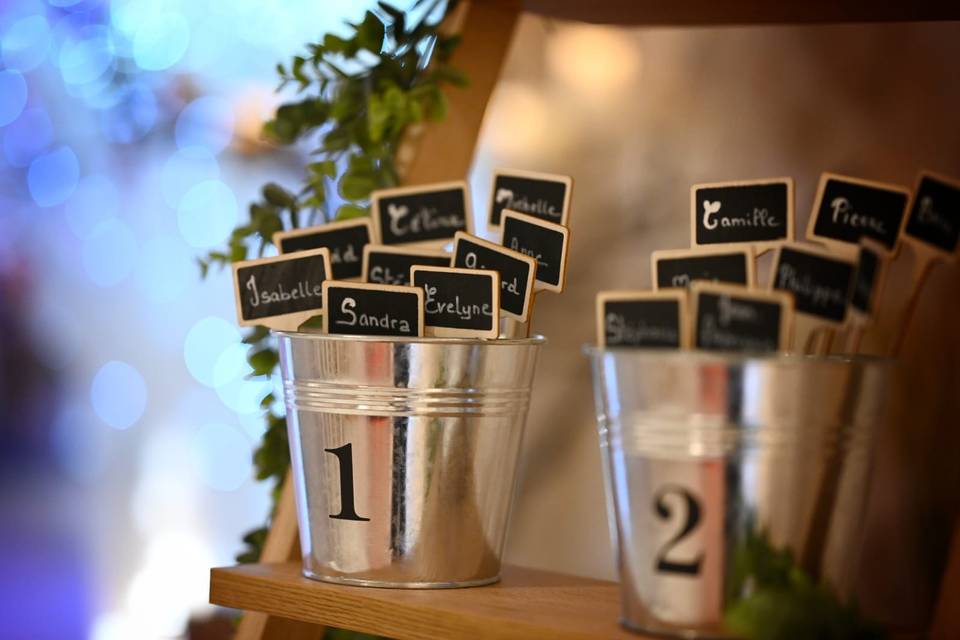 Plan de table mariage