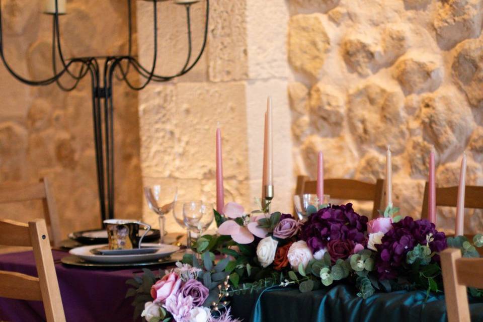 Décoration table pour shooting