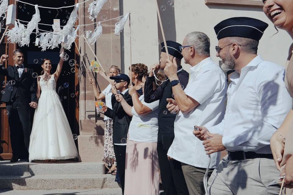 Sortie d'église