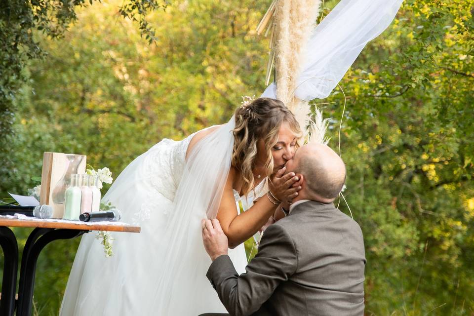 Mariage dans la forêt