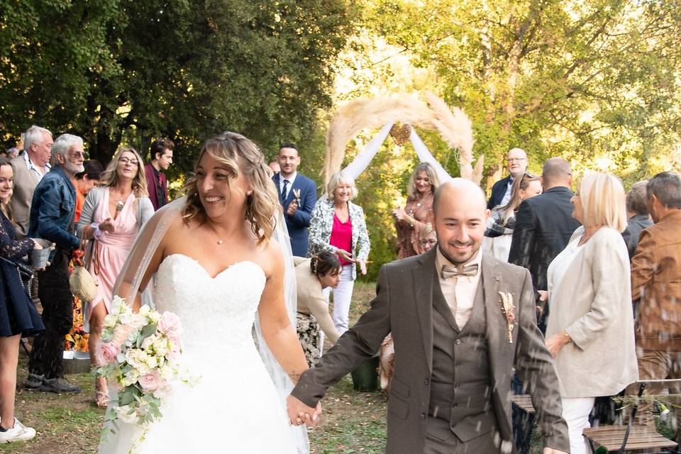 Mariage dans la forêt