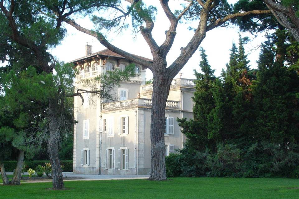 La façade du château