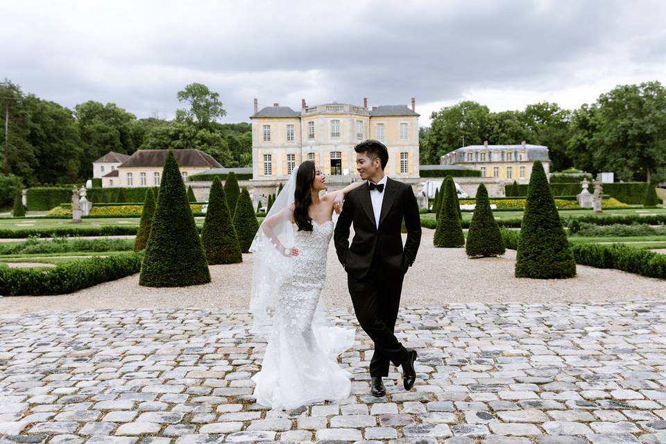 Wedding shoot in chateau