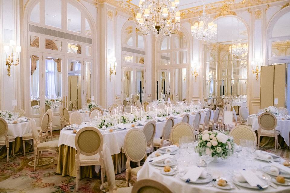 Wedding reception in Ritz