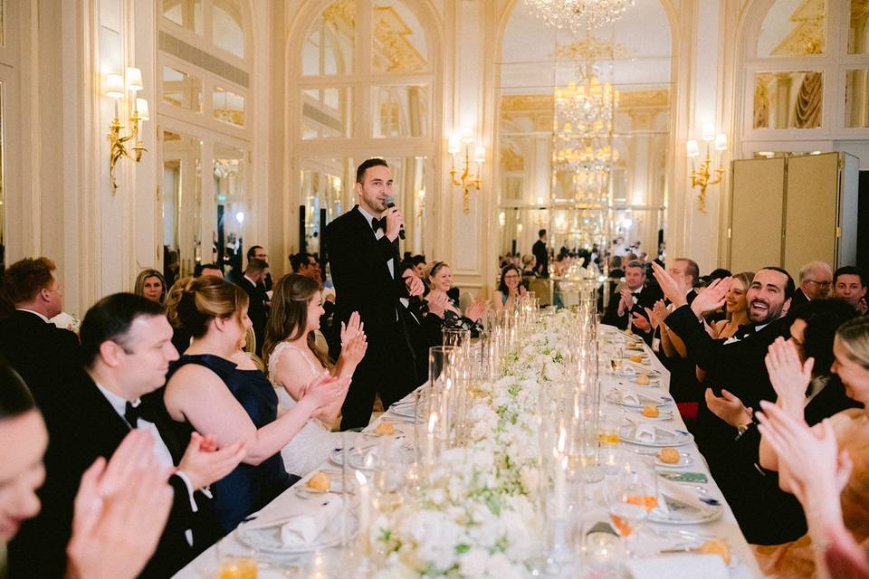 A Lavish Parisian Wedding