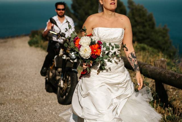 Motards amoureux