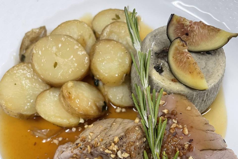 Assiette dressée