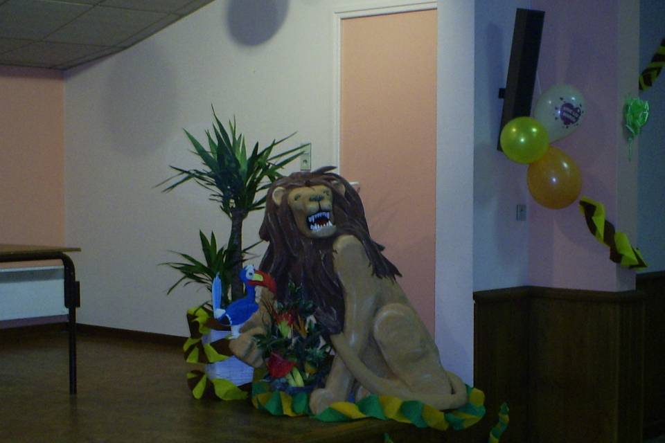 Décor lion