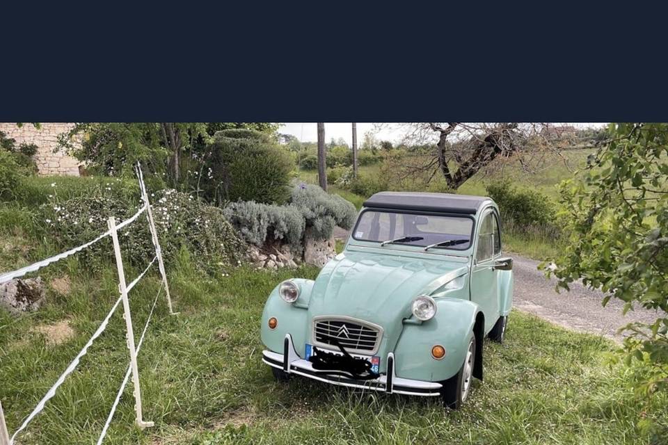2cv vert jade 1980