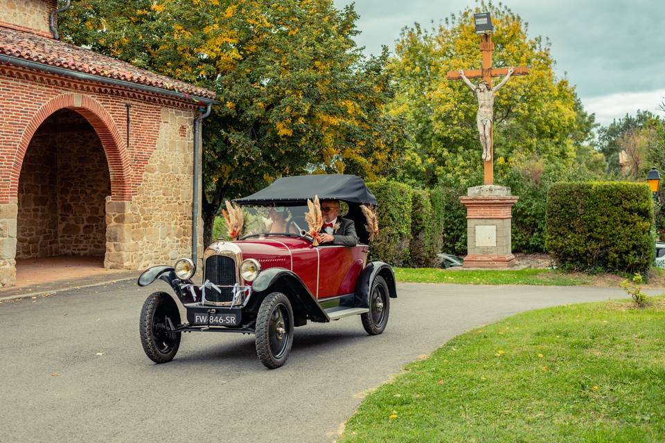 Arrivée de la mariée