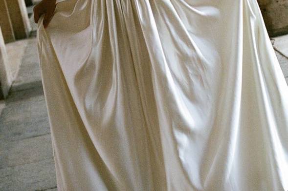 Bridal portrait in paris