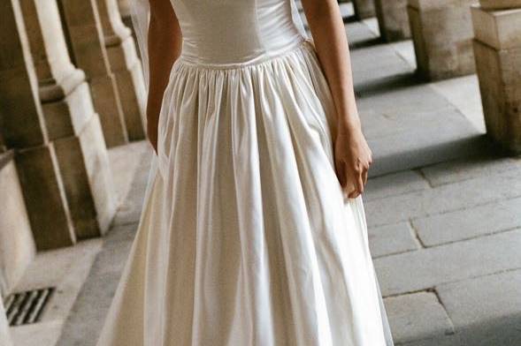 Bridal portrait in paris