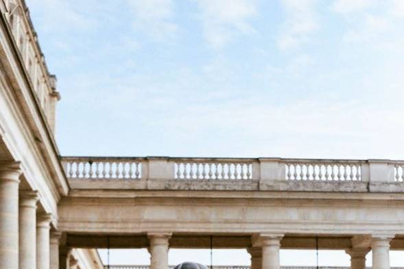 Bridal portrait in paris