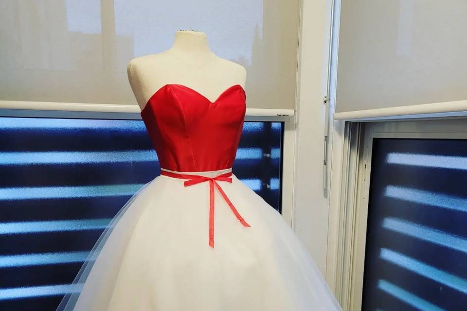 Robe de mariée Pin-up rétro