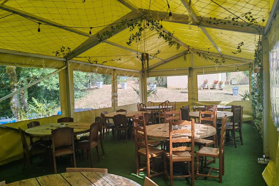 Terrasse couverte