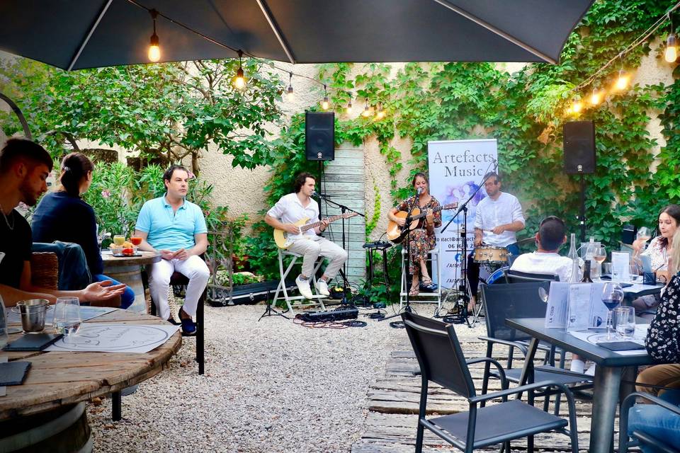 Concert à La Cour en trio