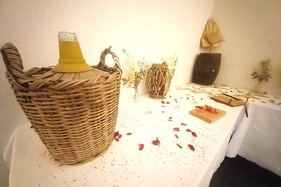 La décoration pour l'urne