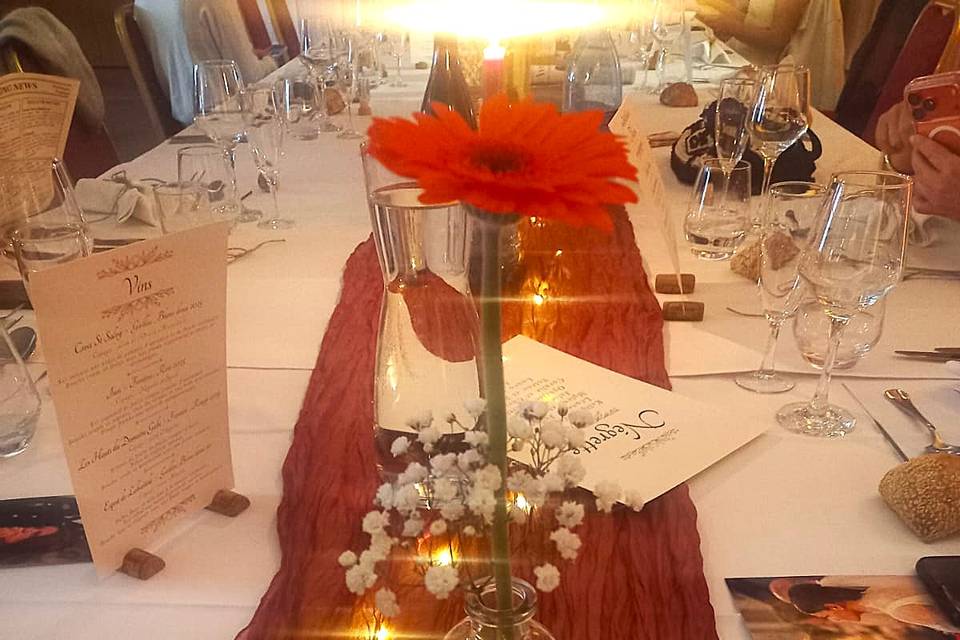 Le centre de table