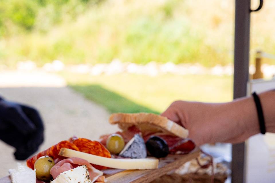 Planche charcuterie fromage
