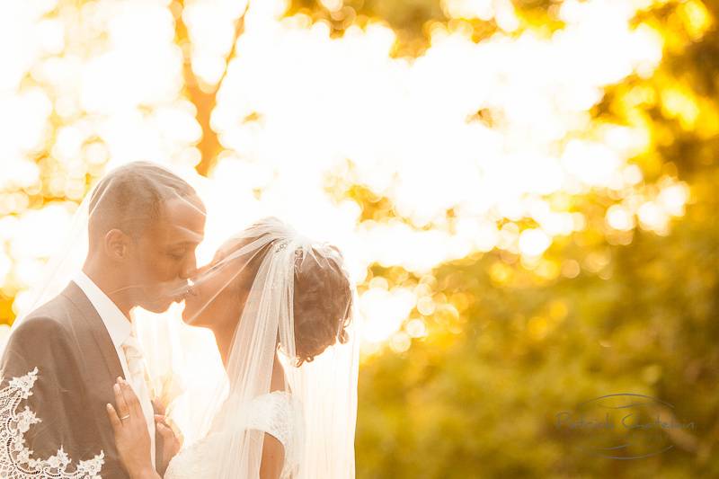 Photo de couple coucher soleil