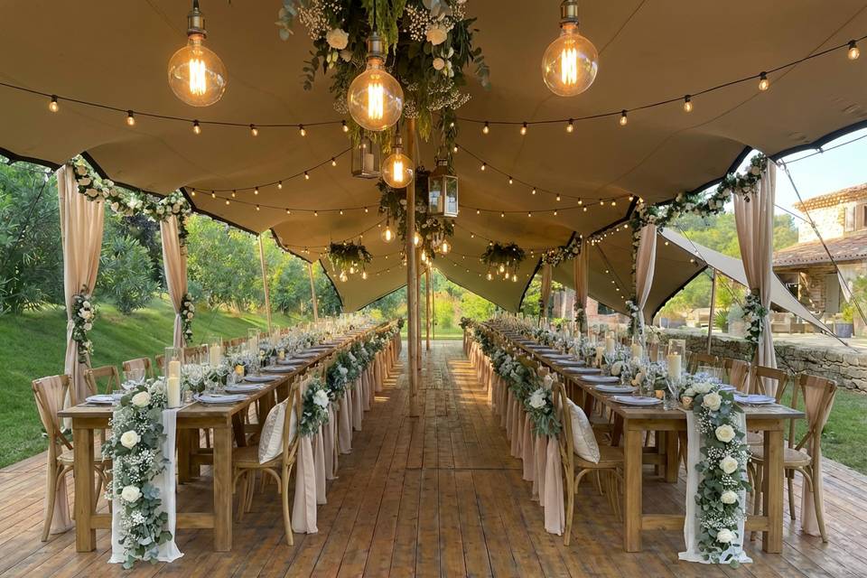 Exemple dinner jardin