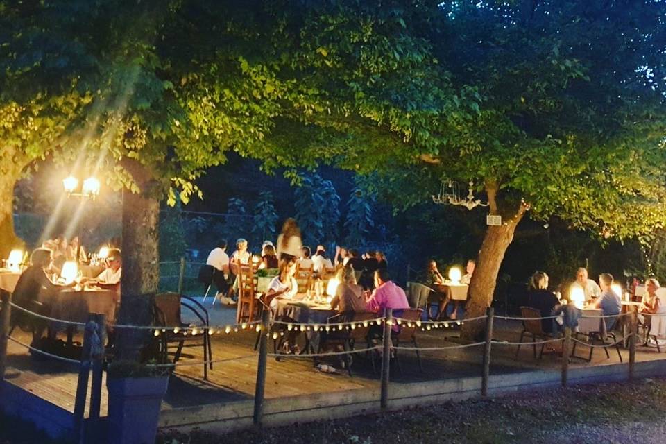 La terrasse début de soirée