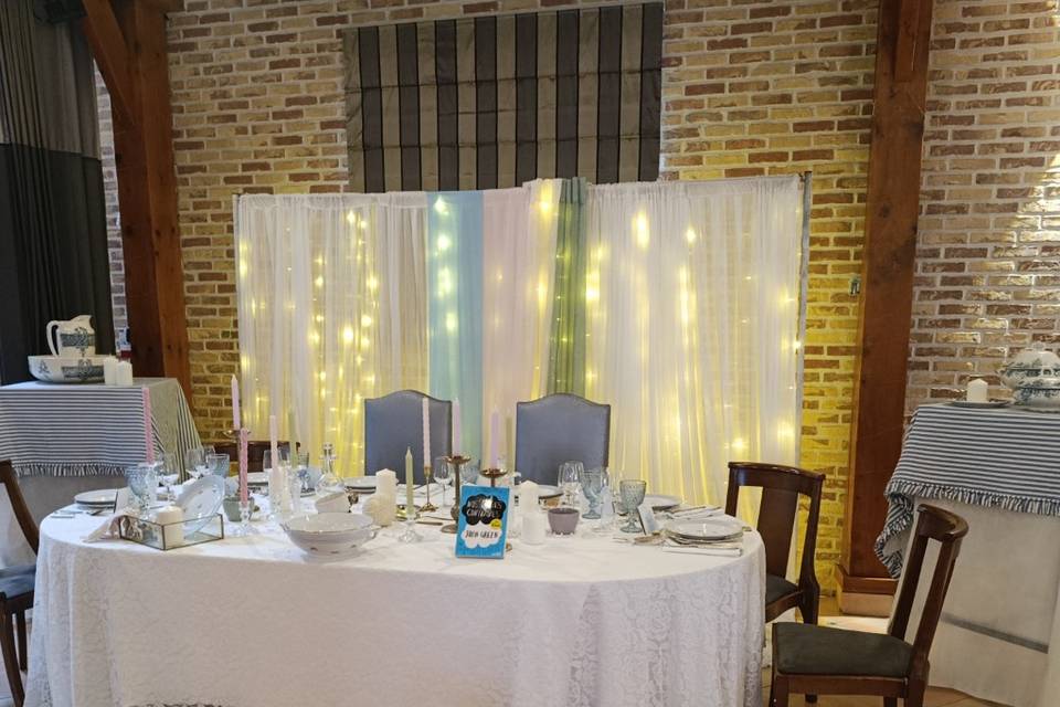 Table d'honneur
