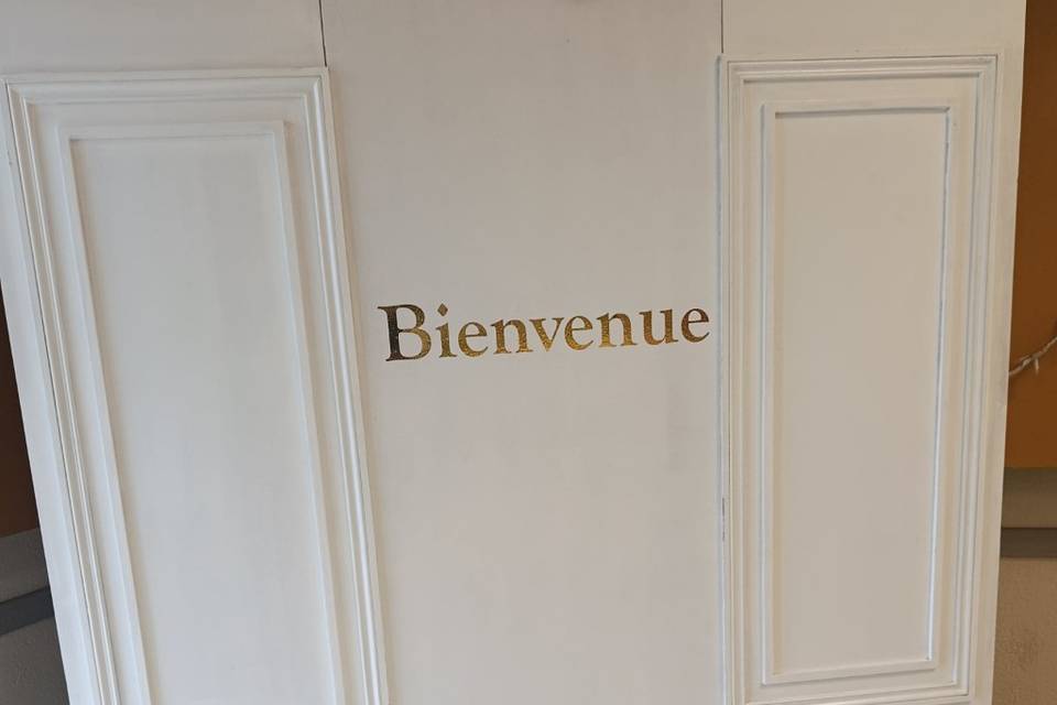 Mur d'accueil